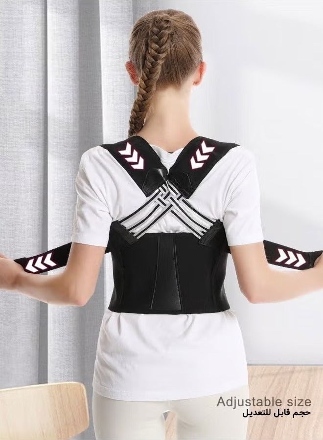Bukela Back Brace and Posture Corrector Back Straightener Belt Back Support Helps Hunchback Correction and Relieve Shoulder Neck Back Pain - Image 3