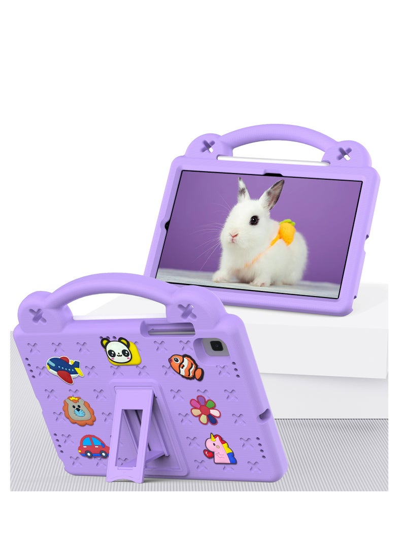 Children's protective case for Samsung Tab A7 t500/t505 (2021)/Tab A7 10.4 t509 (2022) Pen slot Heavy duty EVA foam shockproof case Children's shockproof case with stand  - Image 4