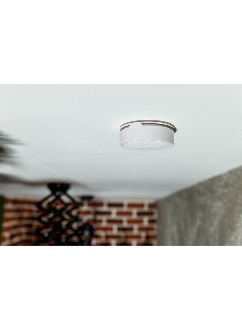 شيلي Shelly Plus Smoke Alarm WiFi Smoke Detector, Real-Time Alerts, Long Battery Life, Smart Notifications, No Hub Required - Image 3