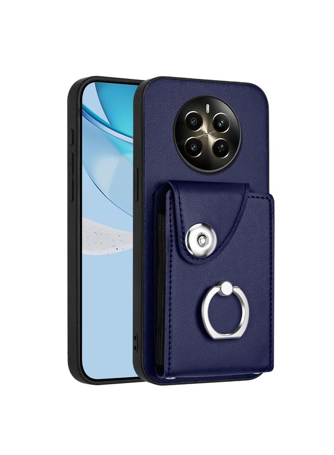 اس-توب جراب لهاتف Realme Narzo 70 Pro 5G الهند مع حامل بطاقات وحقيبة حلقة - Image 1
