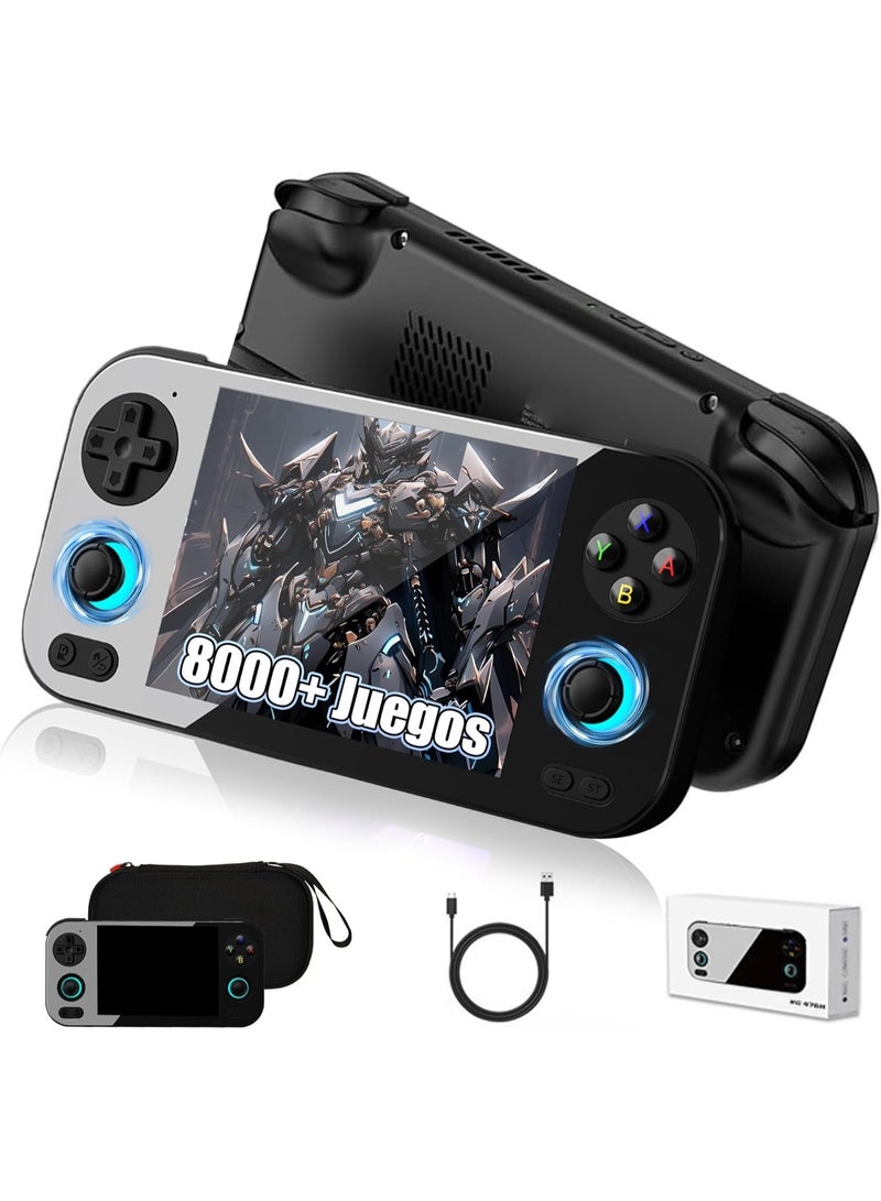 RG 476H Retro Handheld Game Console, AI Function Game Console, 4.7" 1280*960P LTPS In-Cell Screen, Android 13, 2.4/5G WiFi&BT 5.0, Wireless Screen Transmission, No TF Card, 8+128G Storage + 256G RAM + Full Storage - Image 1