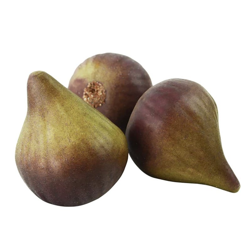 DDJYP 6pcs Fake Figs Artificial Fruit Fig Lifelike Decorative Fruit Model for Home Kitchen Cabinet Decoration Table Display Supermarket Photography Props - Image 1