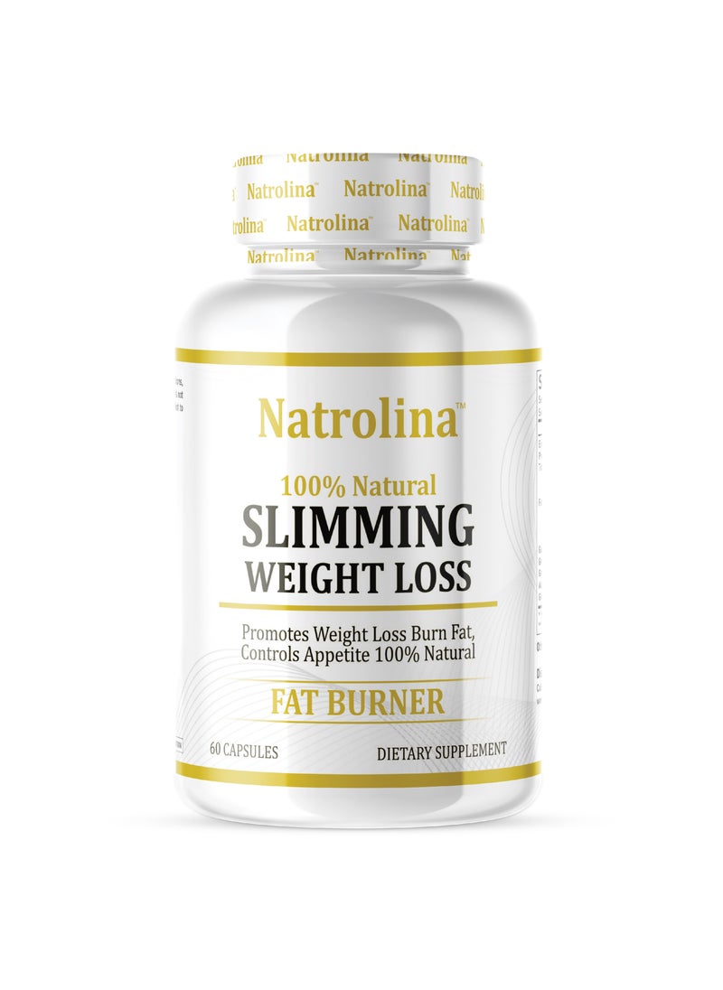 Natrolina Slimming Weight Loss Fat Burner Diet Pills 60 Capsules  - Image 1
