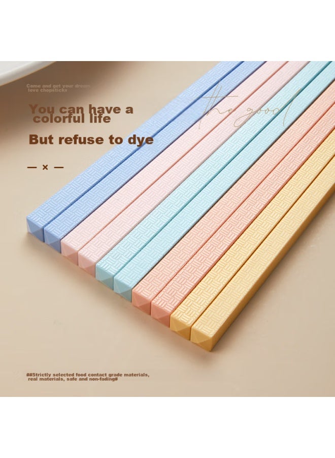 TANG CHOPSTICKS Tang Zong Kuai, Patterned Alloy Chopsticks, 20 Pairs Gift Box Set, Antibacterial, Color-coded For Separate Meals, Suitable For Dishwasher And Disinfection Cabinet, C3349 - Image 3