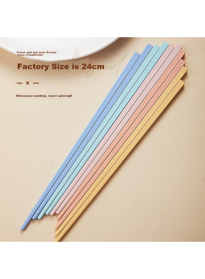 TANG CHOPSTICKS Tang Zong Kuai, Patterned Alloy Chopsticks, 20 Pairs Gift Box Set, Antibacterial, Color-coded For Separate Meals, Suitable For Dishwasher And Disinfection Cabinet, C3349 - Image 5