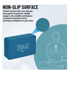 EVERLAST Yoga Brick of Size 3 * 6 * 9 Inches | Material : EVA Foam | Non Slip Yoga Block for Home Fitness Exercise and Yoga in Gym | For Both Men and Women  - Image 2