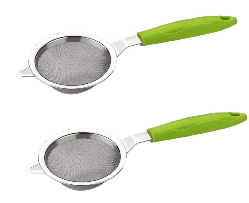 DDecora Tea Strainer for Kitchen Chhalni Coffee Strainer Chhani for Tea Coffee Tea Filter with Stainless Steel Meshpck2 - Image 1