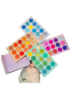Qumeidie Qumeidie Color Board Eyeshadow Palette Highlighters Eye Make Up High Pigmented Professional Eye Shadow Mattes And Shimmer Finish, Multicolor 60 color  - Image 4