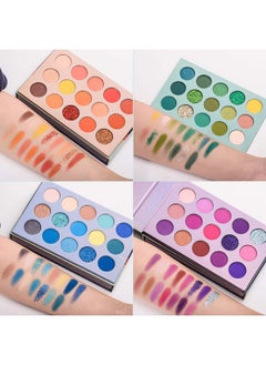 Qumeidie Qumeidie Color Board Eyeshadow Palette Highlighters Eye Make Up High Pigmented Professional Eye Shadow Mattes And Shimmer Finish, Multicolor 60 color  - Image 2