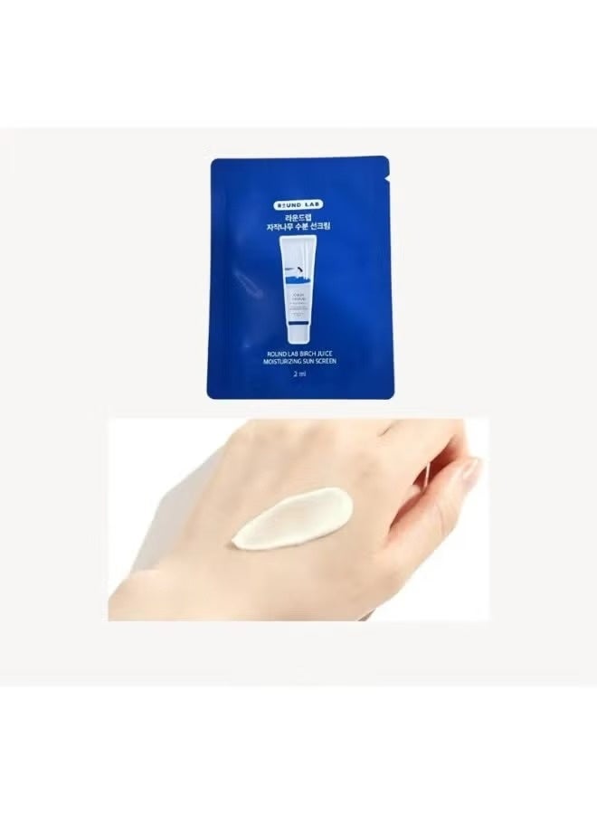 ROUND LAB Birch Juice Moisturizing Sunscreen 2 ml - Image 2