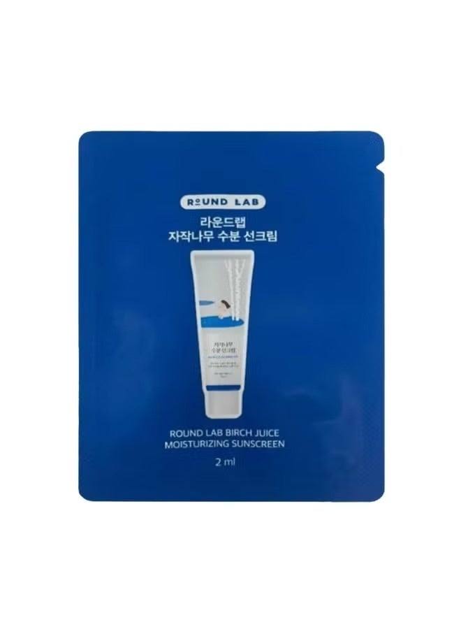 ROUND LAB Birch Juice Moisturizing Sunscreen 2 ml - Image 1
