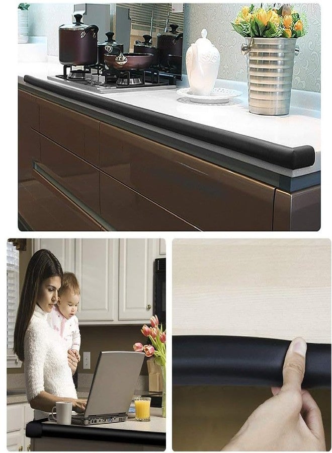 KRIVETY Baby Proofing Sharp Edge 6.5 ft with 3M Adhesive Safety Bumpers Guards,Kids Children,Baby Safety Foam Cushion Protector Products,Suitable Coffee Table Desk,Fireplace,Countertop (Cream) - Image 2