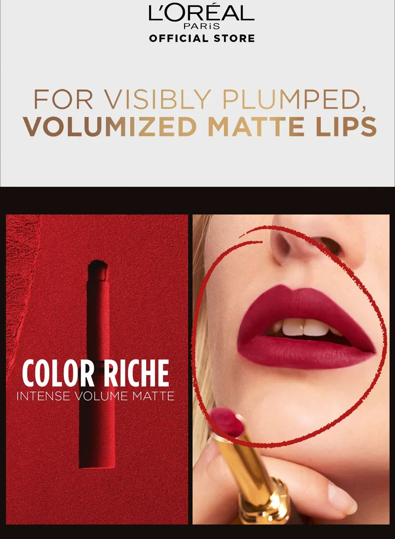 L'OREAL PARIS Color Riche Intense Matte Lipstick - La Leather Liberated 276