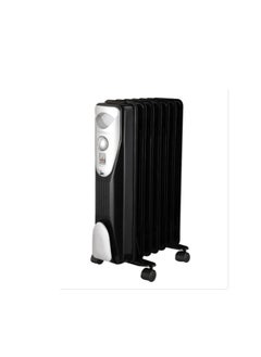 جاك دفاية زيت جاك، 7 ريش، 1200 واط، أسود، NGH-327B 