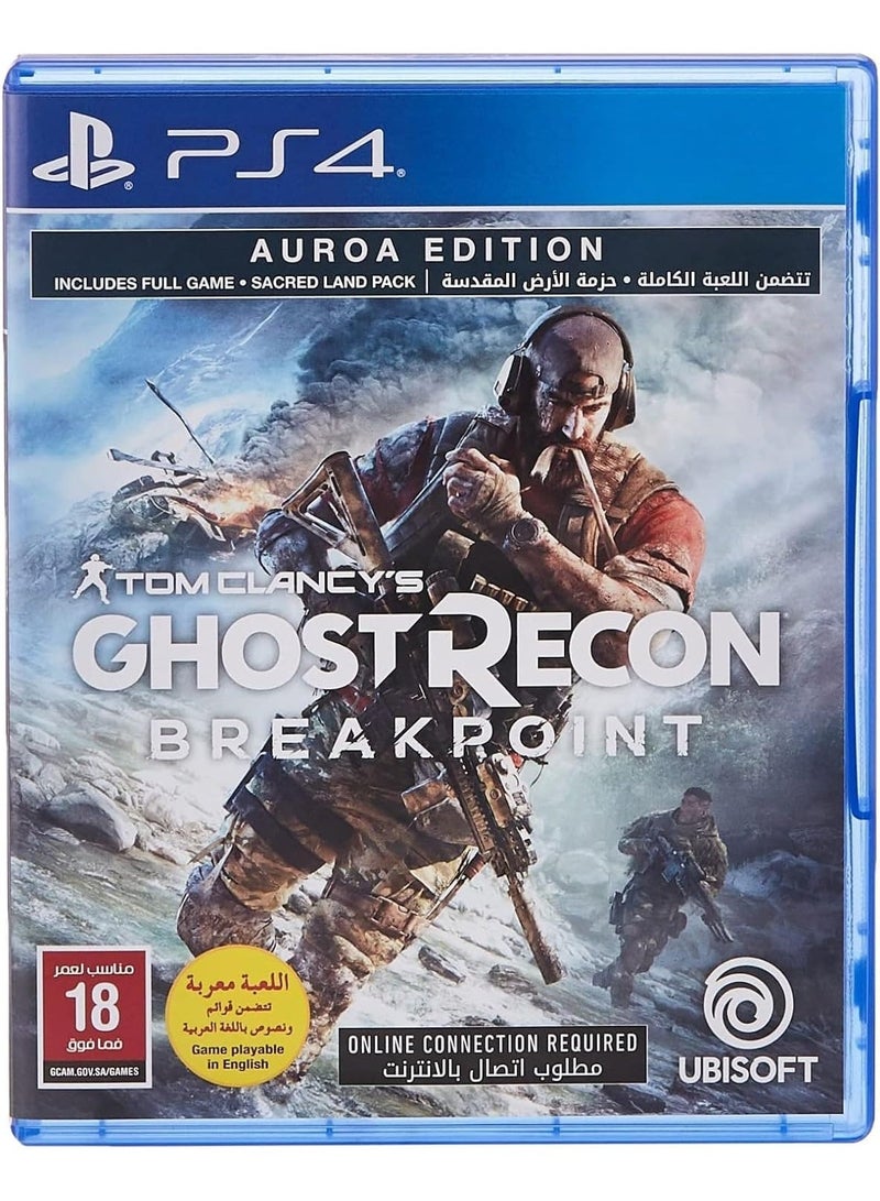 PS4 Tom Clancy's Ghost Recon Breakpoint Aurora Edition (Ps4) Video Game - Image 1
