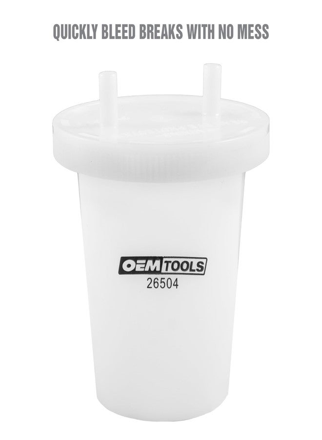 OEMTOOLS 26504 Brake Bleeding Kit, Automotive Brake Bleeder, Brake Bleeder Tool, Brake Fluid Bleeder Kit, 3 Brake Bleeder Adapter, Siphon Hose - Image 3