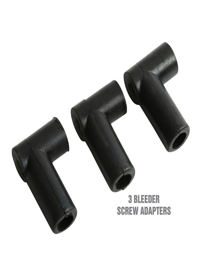 OEMTOOLS 26504 Brake Bleeding Kit, Automotive Brake Bleeder, Brake Bleeder Tool, Brake Fluid Bleeder Kit, 3 Brake Bleeder Adapter, Siphon Hose - Image 4