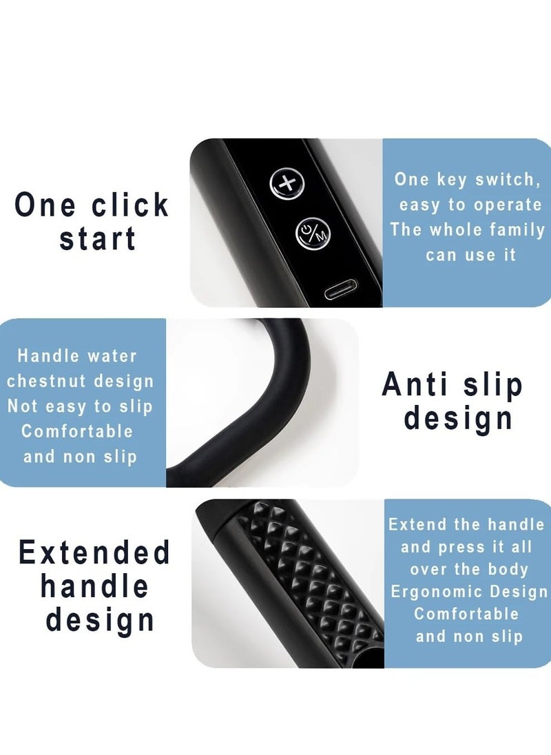 Fronnor Massage Gun with Extended Handle Revolutionary U-Shaped Back Massager for Pain Relief Deep Tissue Body Massager for Neck,Shoulder,Leg-Reach Every Muscle with Ease  - Image 3