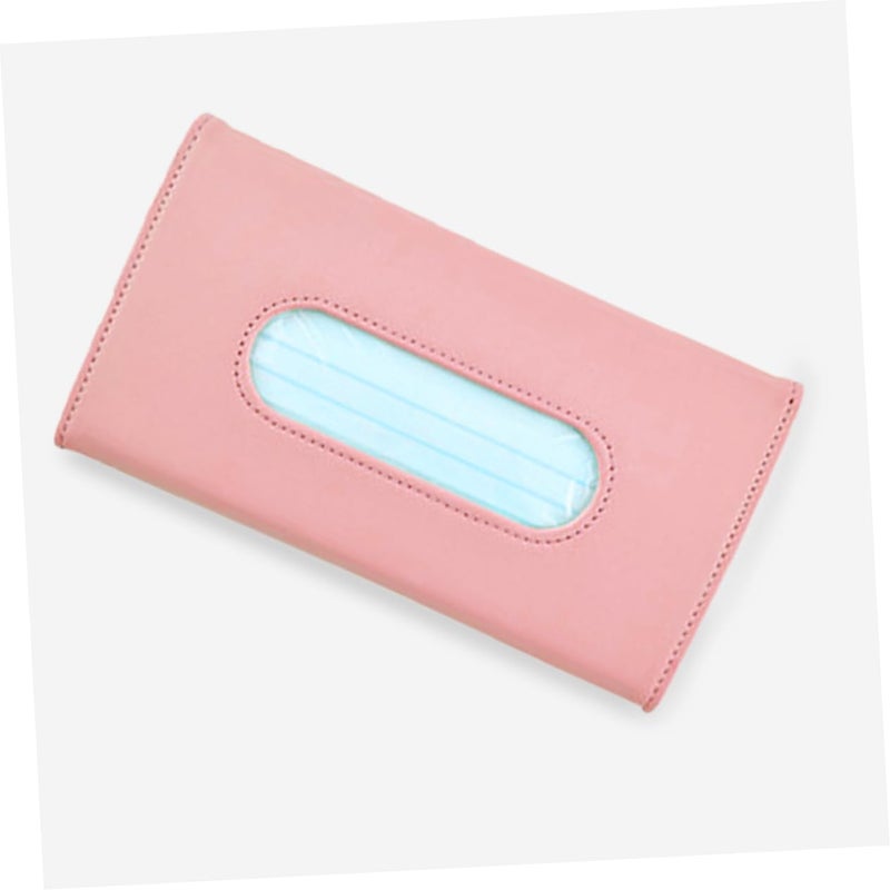 Pink Car Visor Tissue Holder 2 Pack Space Saving Backseat Organizer - Image 3