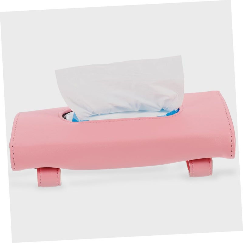 Pink Car Visor Tissue Holder 2 Pack Space Saving Backseat Organizer - Image 4