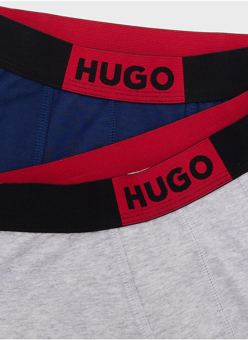 هوجو Kids Logo Color Block Boxers