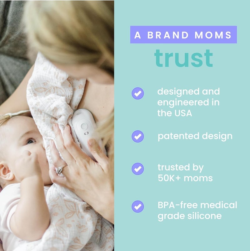 Lavie لافي 2 في 1 مدلك دافئ للرضاعة، عبوة 2، حرارة واهتزاز، أساسي للضخ والرضاعة، لانسداد القنوات، تحسين تدفق الحليب، التهاب الثدي - Image 5