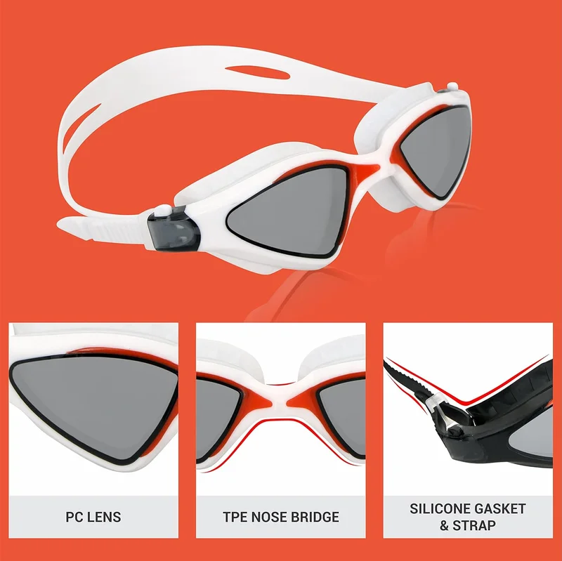 Nivia  Nivia Unicore Swimming Goggles - White/Pink  | Best Price UAE