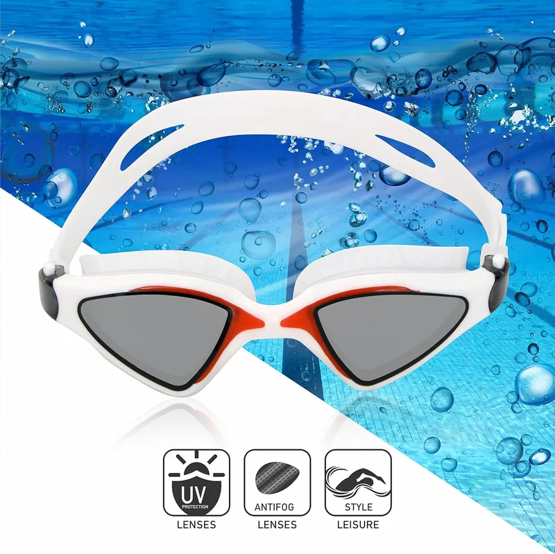 نيفيا Nivia Unicore Swimming Goggles - White/Pink