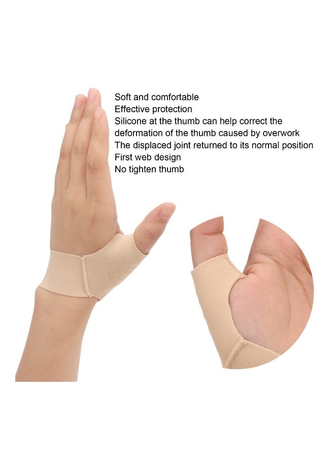 Generic - SYOSI Thumb Support Brace, CMC Joint Thumb Splint, Elastic Thumb Spica Support Splint, Soft Thumb Compression Sleeve Protector for Joint Pain Tendonitis Sprains, L - Image 1