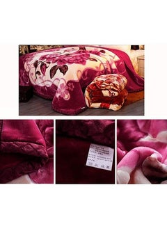 Generic Heavy winter blanket, measuring 240 cm by 200 cm and weighing 4 kg, an ultra-soft double-layer blanket made of high-quality materials 