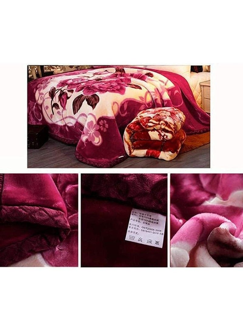 Generic - Heavy winter blanket, measuring 240 cm by 200 cm and weighing 4 kg, an ultra-soft double-layer blanket made of high-quality materials - Image 1