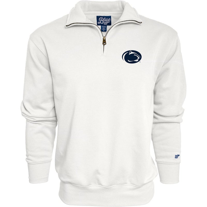 Blue 84 Mens Penn State Nittany Lions Quarter Zip Sweatshirt Icon Secondary Alternate Color XLarge
