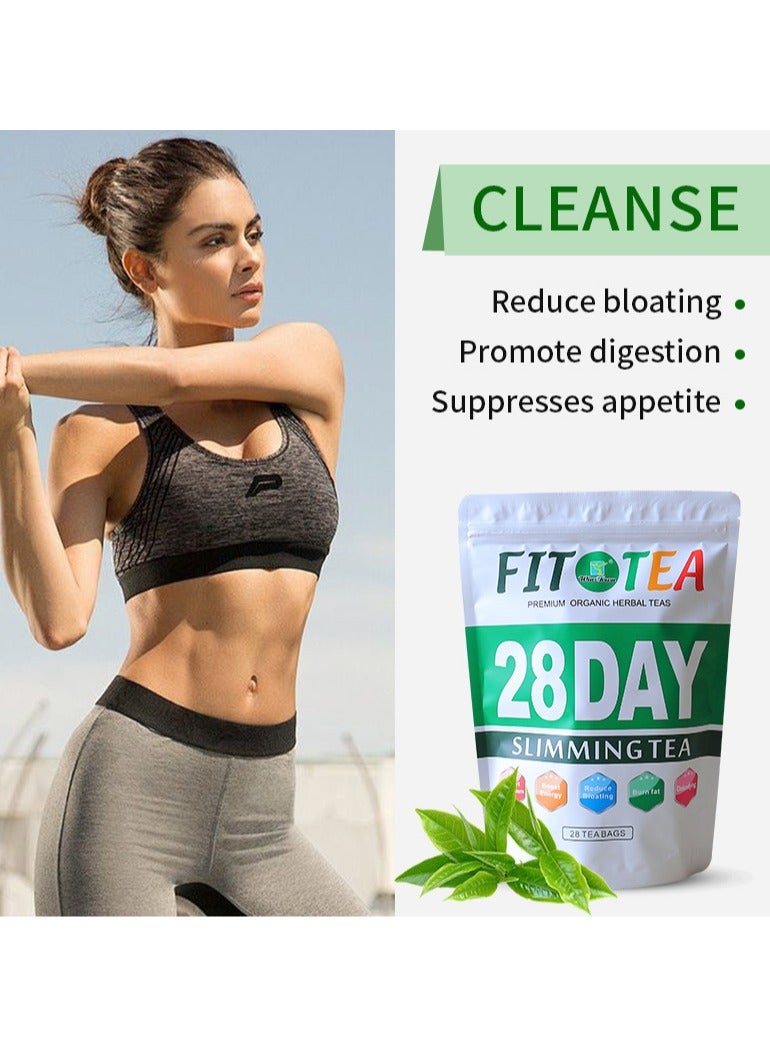 Wins Town 28 - Day Inner Detox and Waist - friendly Herbal Tea: 28 Individual Pouches for Digestive Wellness  - Image 4