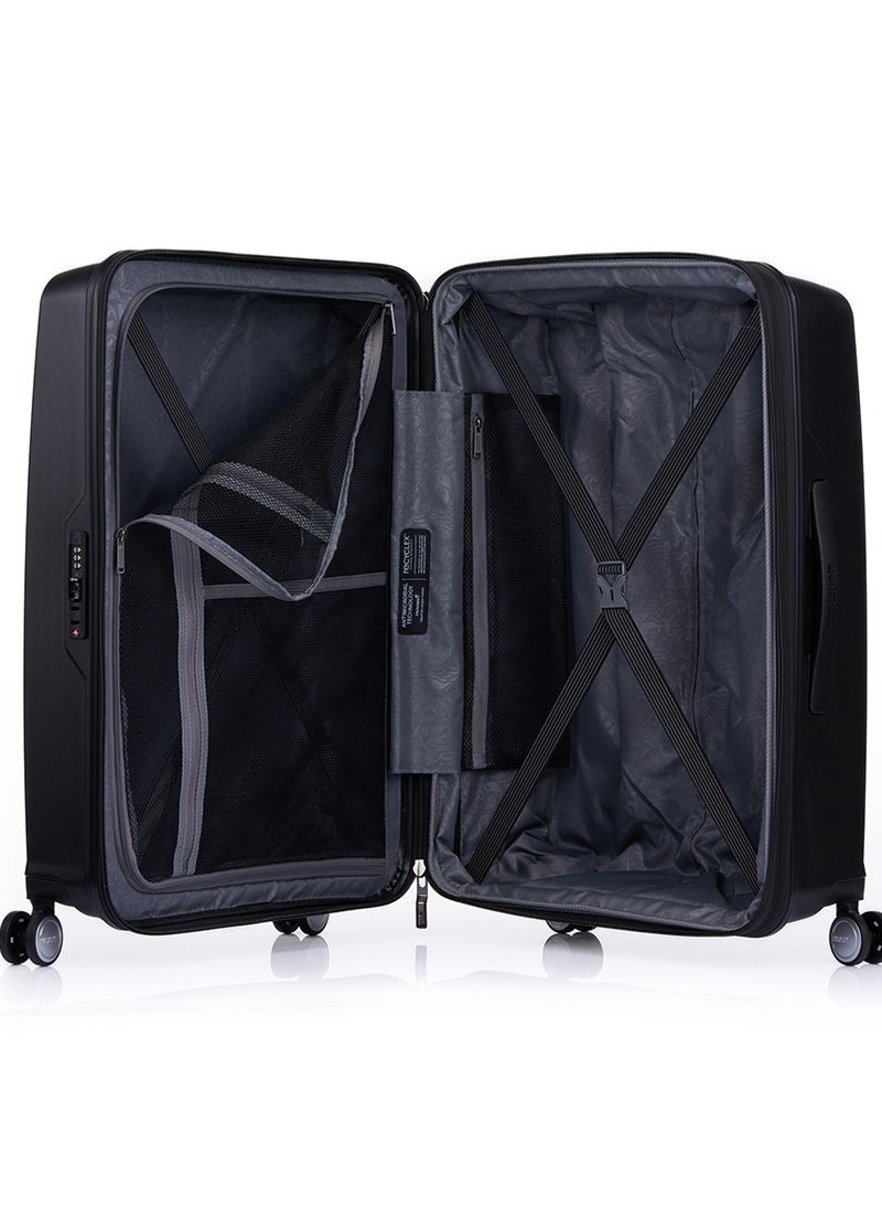 AMERICAN TOURISTER ARGYLE 3 Pcs Set Hard sided Spinner Luggage-BLACK  - Image 3
