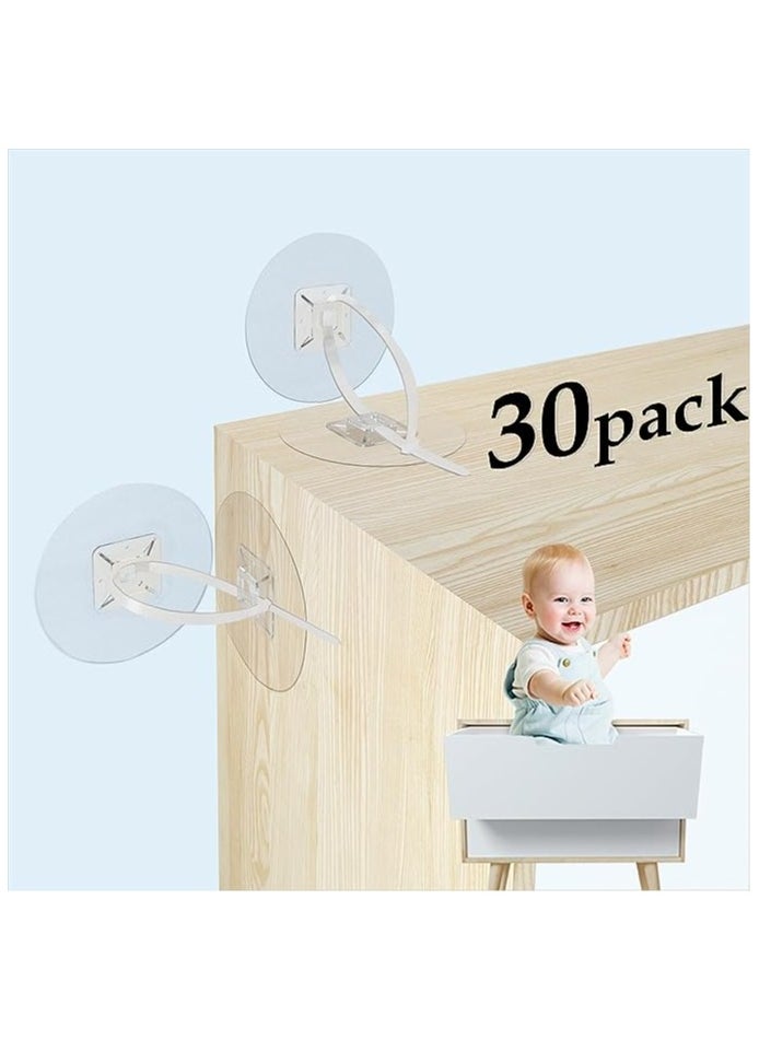 Goolsky Furniture Anchors (30 Pack) No Drill Upgraded Furniture Straps for Baby Proofing, Self-Adhesive Secure 168 Pound Furniture Prevent Falling Anti Tip Earthquake Straps for Child Safety - pzsku/Z03B872630DAF6C7B001BZ/45/_/1700481893/ec2016f6-a6b2-4c6a-afe5-608eac778b78