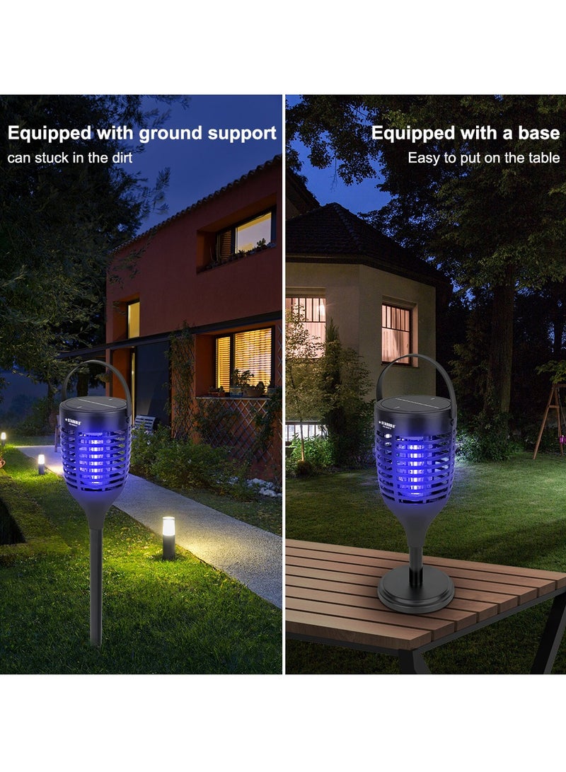 ستارجولد قاتل الحشرات بالأشعة فوق البنفسجية، قاتل البعوض، 7 واط، غير سام مع لوحة شمسية للمطعم، المكتب، المطبخ، غرفة النوم - أسود - Image 5