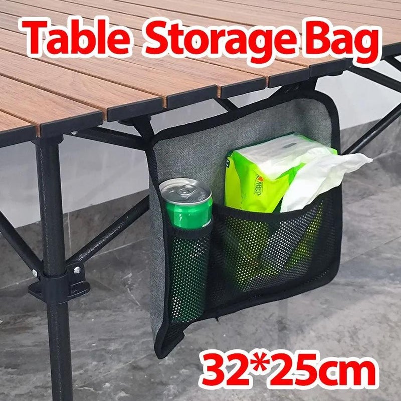 Camping-chair storage bag Outdoor camping multifunctional storage bag Side hanging bag Mobile phone storage bag Portable folding table storage bag - Image 1