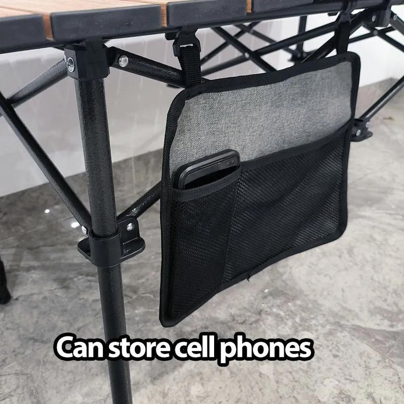 Camping-chair storage bag Outdoor camping multifunctional storage bag Side hanging bag Mobile phone storage bag Portable folding table storage bag - Image 3