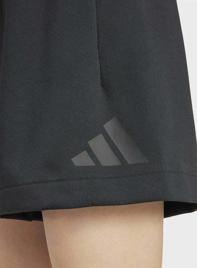 اديداس شورت قصير أسود للنساء - Image 4