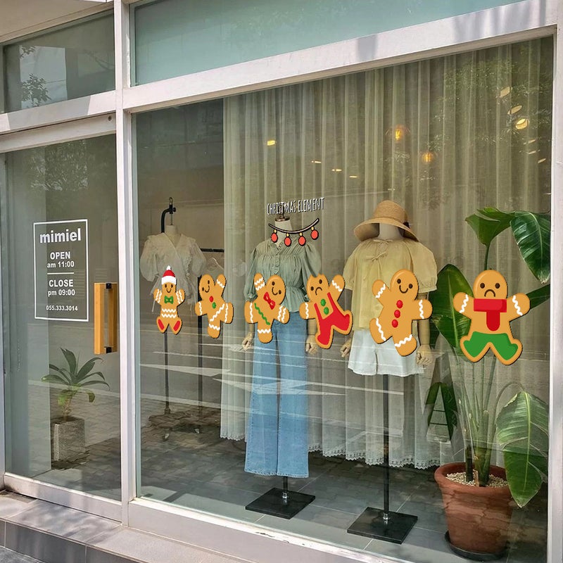 2026 New Year'S Day Glass Stickers Shopping Mall Window Glass Decoration Layout Electrostatic Window Stickers Christmas Window Stickers - Image 5