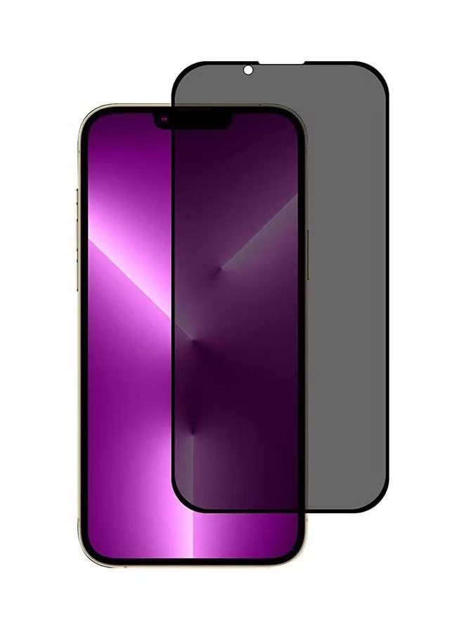 IAF 5D Anti-Spy Privacy Tempered Glass Screen Protector For iPhone 13/13 Pro Black - Image 1