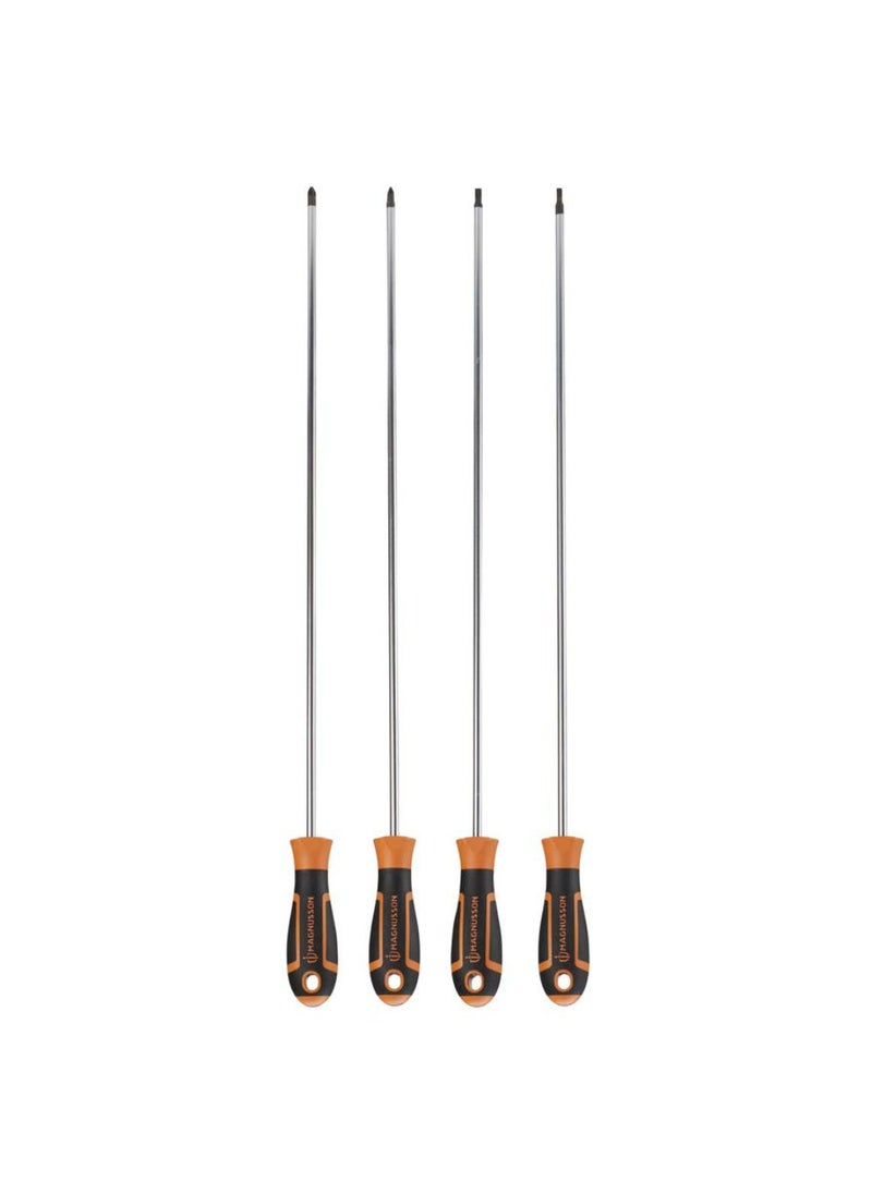 Magnusson's Garden - Long Reach Screwdriver Set Scs18 4pcs - Image 1