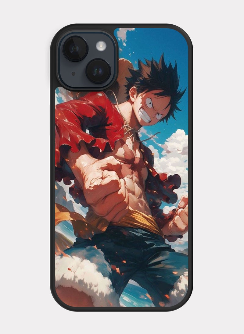 PXLAAT iPhone 14 Plus case cover One Piece Monkey D. Luffy - Image 1