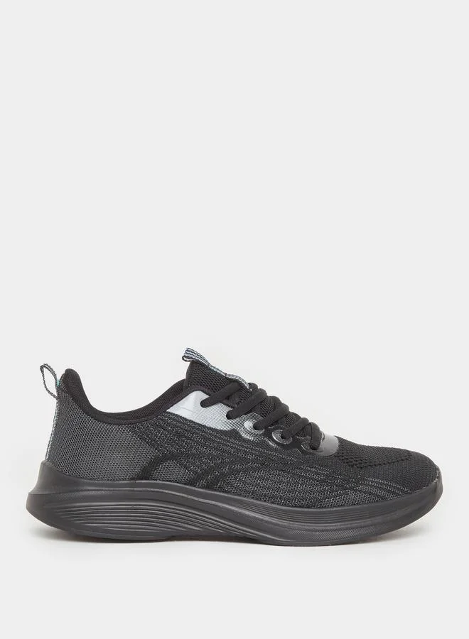 Styli Styli Printed Lace Up Sneakers