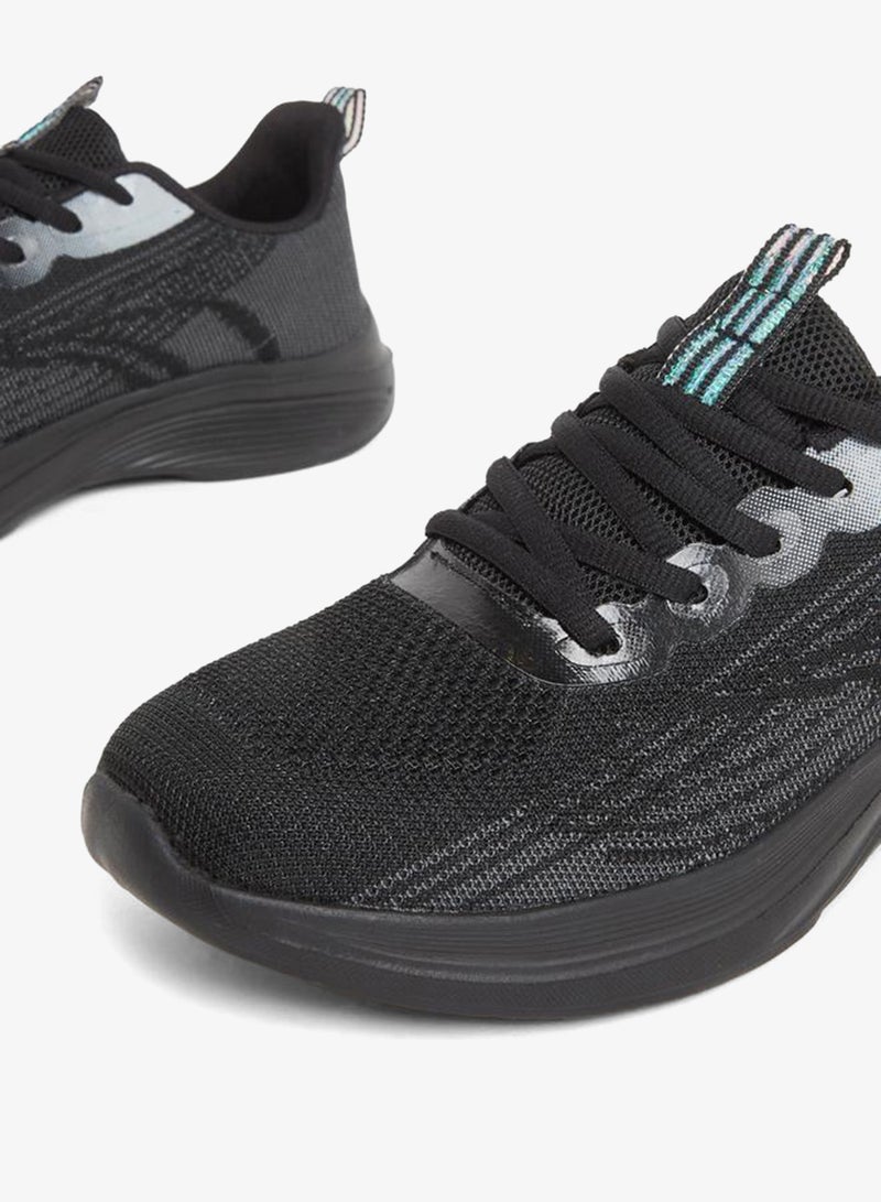 Styli Printed Lace Up Sneakers - Image 3