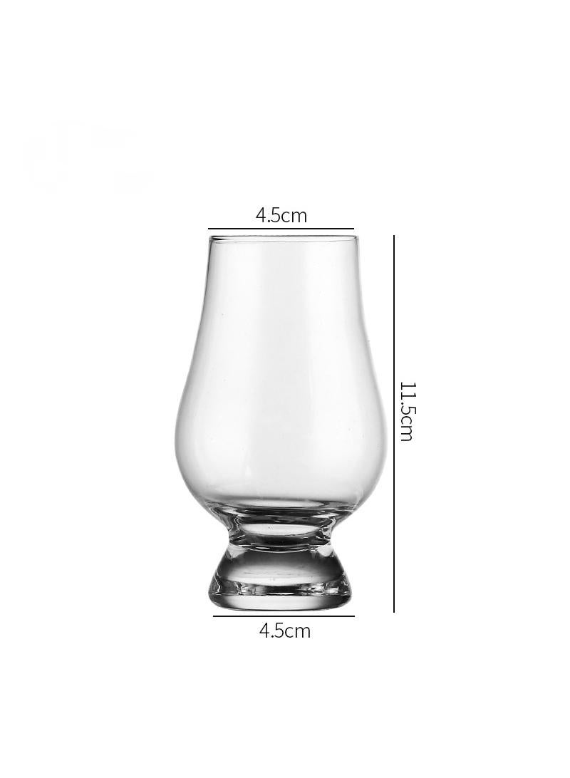 Bluejw Whisky Glass,Set Of 6 Tulip Tasting Glass Clear - Image 2