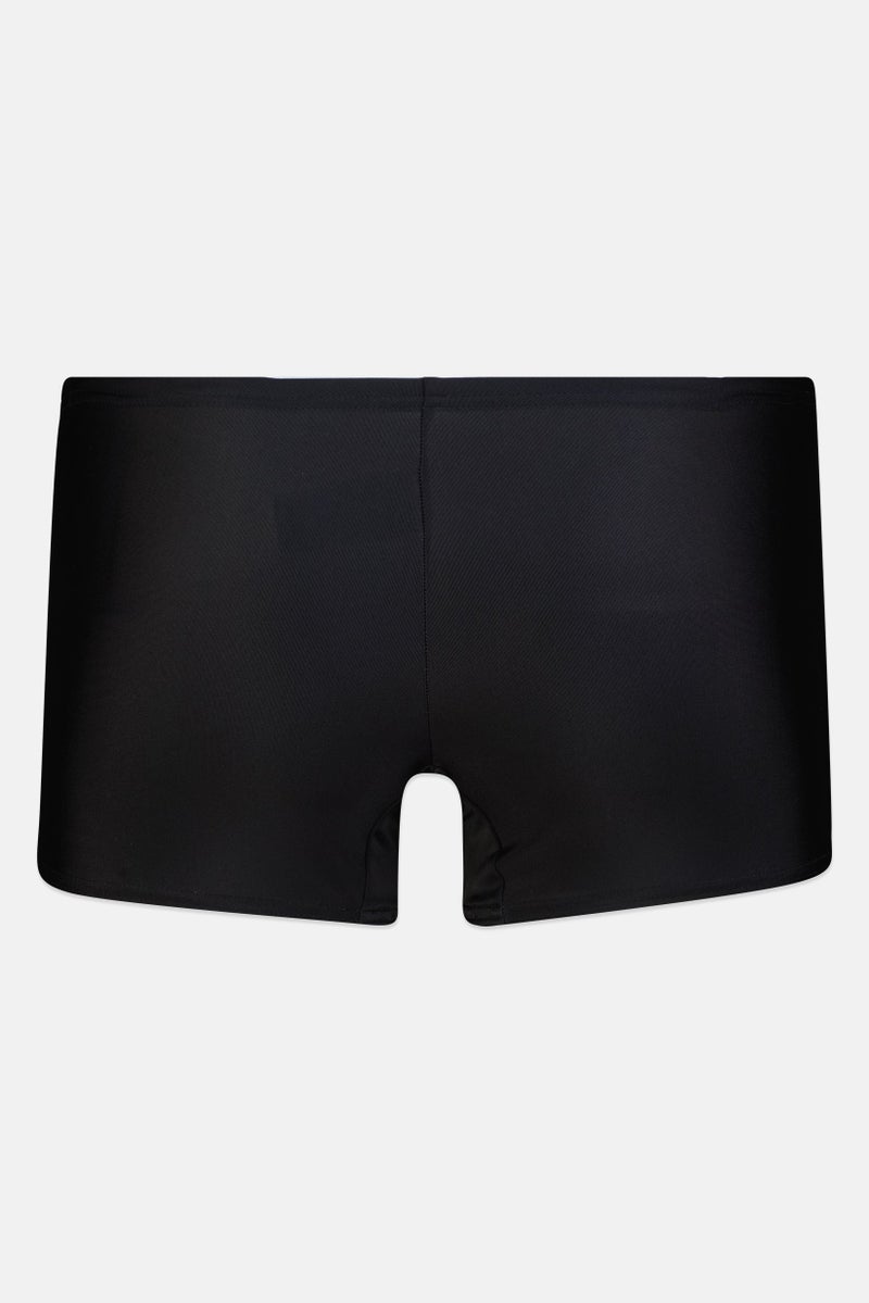 speedo Women Embroidered Logo Swim Shorts, Black - Image 3