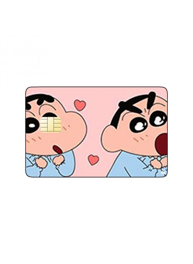 RKN PRINTED BANK CARD STICKER Shinnosuke From Crayon Shin Chan Anime - Image 2