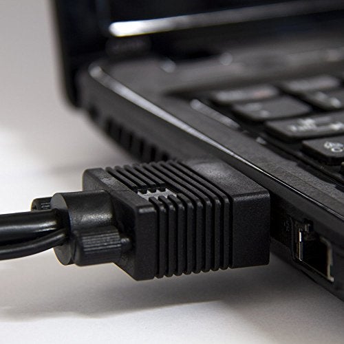 Cmple - VGA SVGA Monitor Cable, Gold Plated Connectors, Support Full HD Displays HDTVs (Male-to-Male) with 3.5mm Stereo Audio - 25 Feet - Image 3