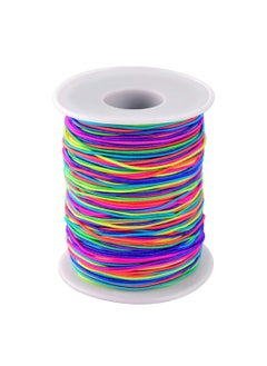 DIY Crafts Design # No 1, Rainbow Cord, Rainbow Cord Beading Threads Rainbow Thread (Design # No 1, Rainbow Cord)